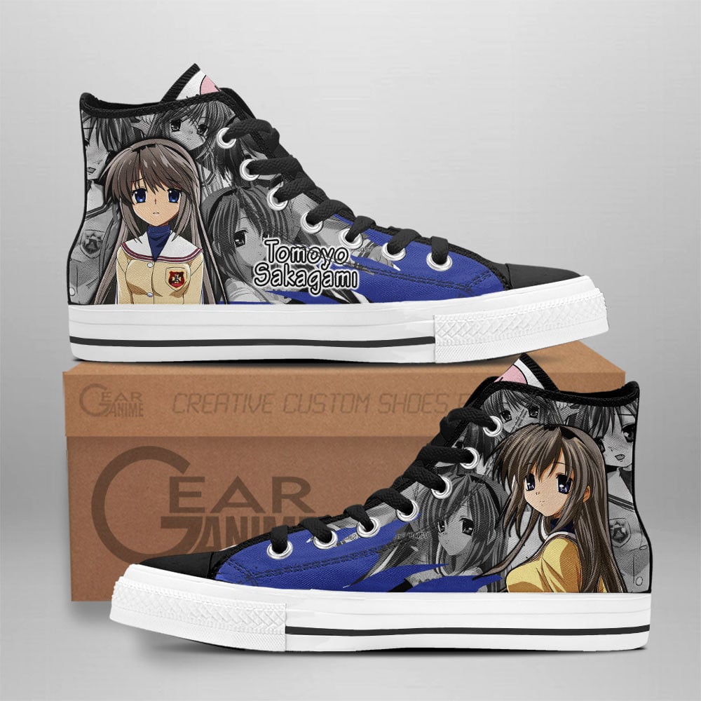 Clannad Converse - Tomoyo Sakagami High Top Shoes | Anime Converse AG0512