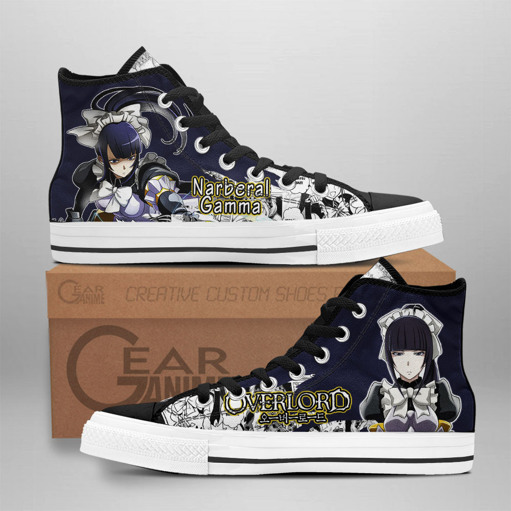 Overlord Converse - Narberal Gamma High Top Shoes | Anime Converse AG0512