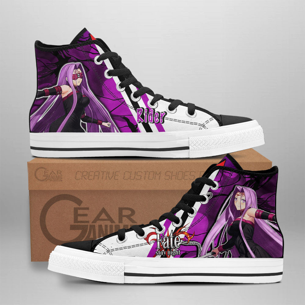 Fate Stay Night Converse - Rider High Top Shoes | Anime Converse AG0512