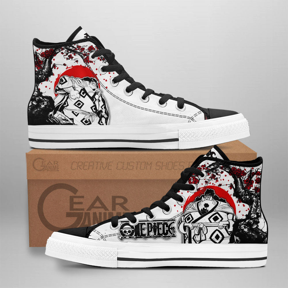 One Piece Converse - Jinbe High Top Shoes | Anime Converse AG0512