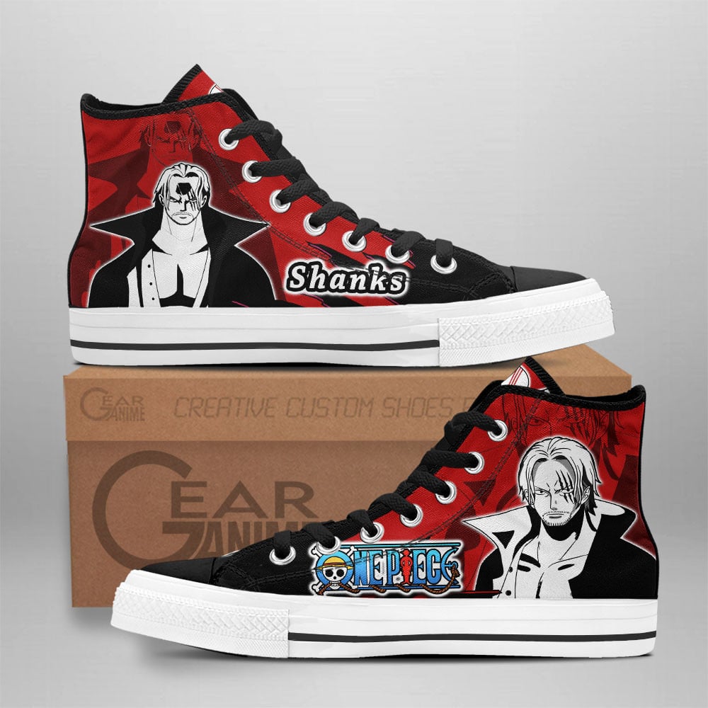 One Piece Converse - Shanks High Top Shoes Mix Manga | Anime Converse AG0512