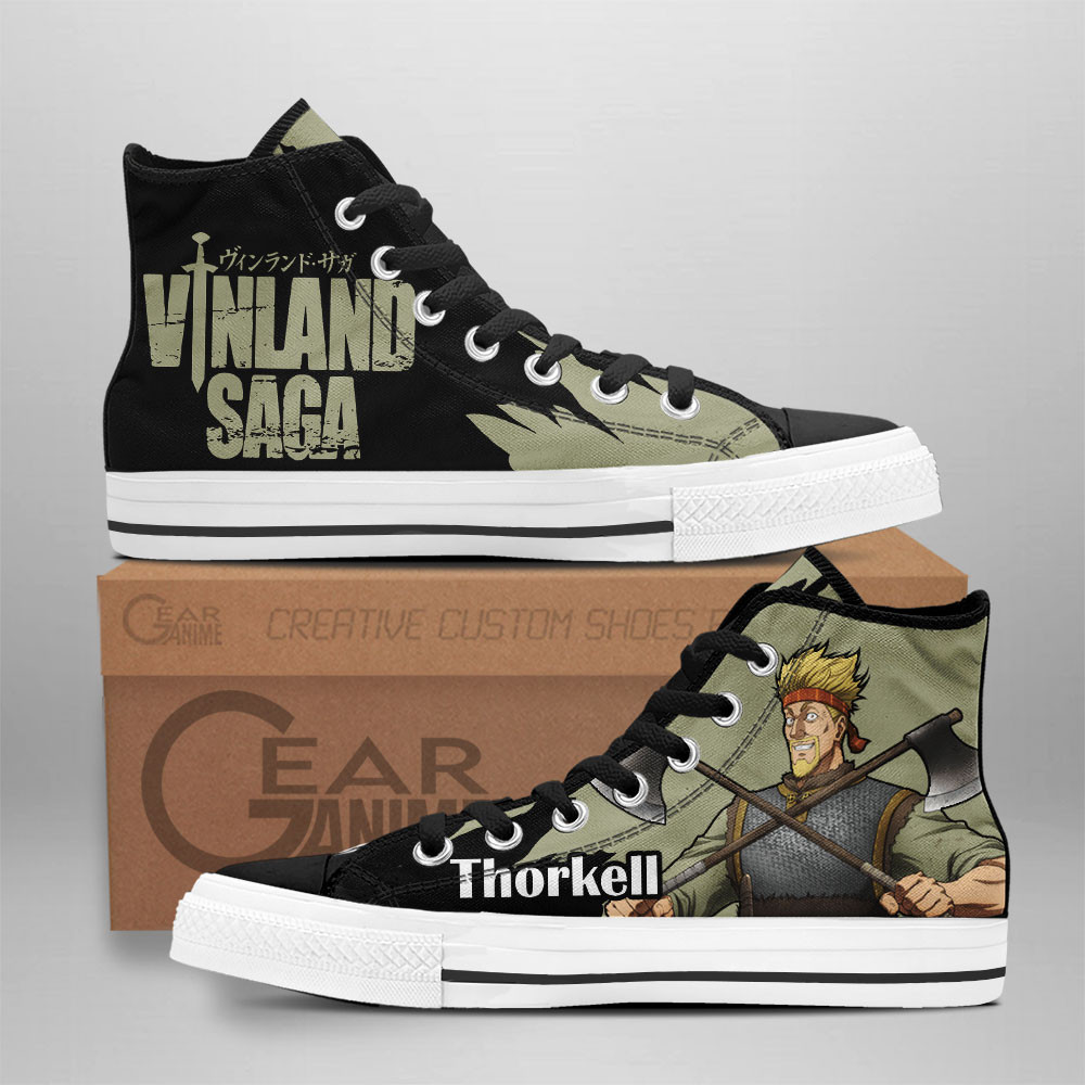 Vinland Saga Converse - Thorkell High Top Shoes | Anime Converse AG0512