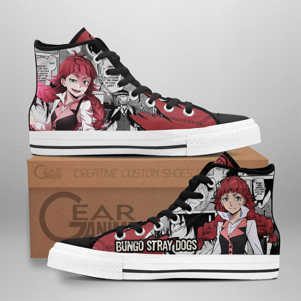 Bungo Stray Dogs Converse - Maud Montgomery High Top Shoes | Anime Converse AG0512