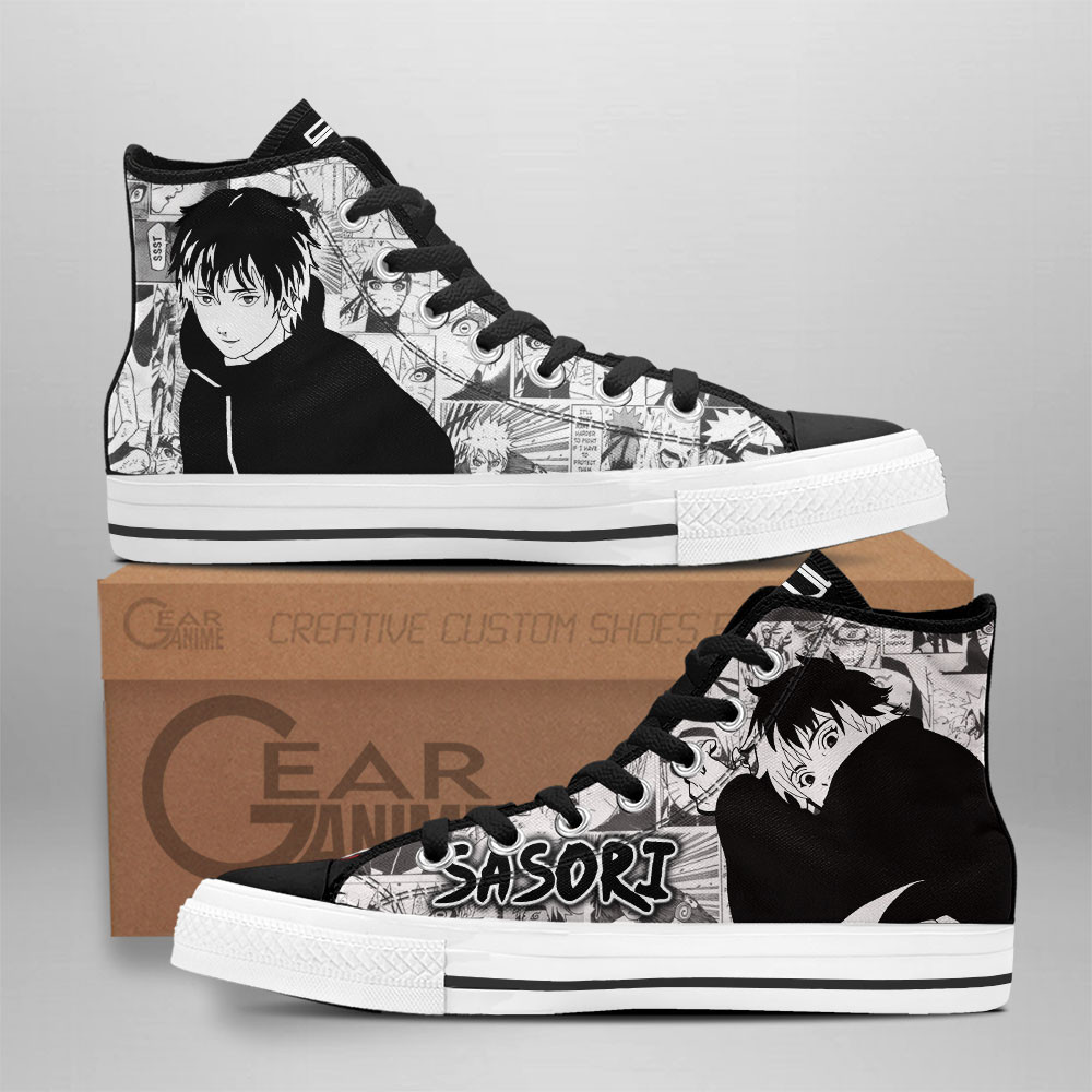 Naruto Converse - Sasori High Top Shoes | Anime Converse AG0512