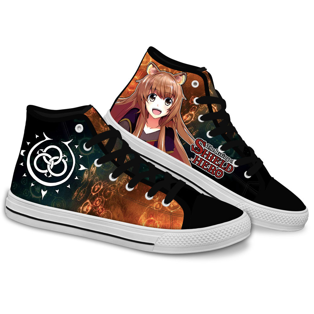 The Rising Of The Shield Hero Converse - Raphtalia Slave Crest High Top Shoes | Anime Converse AG0512
