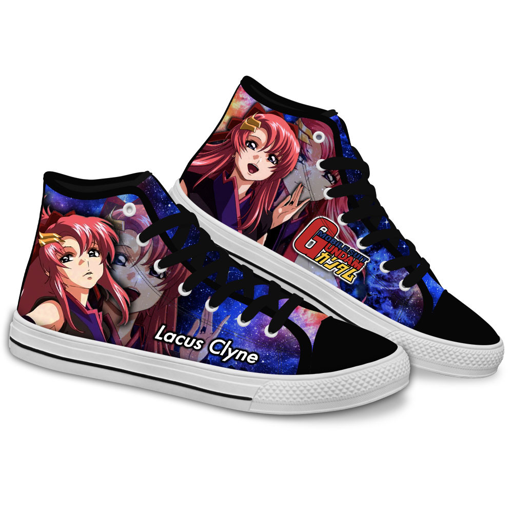 Mobile Suit Gundam Converse - Lacus Clyne High Top Shoes | Anime Converse AG0512