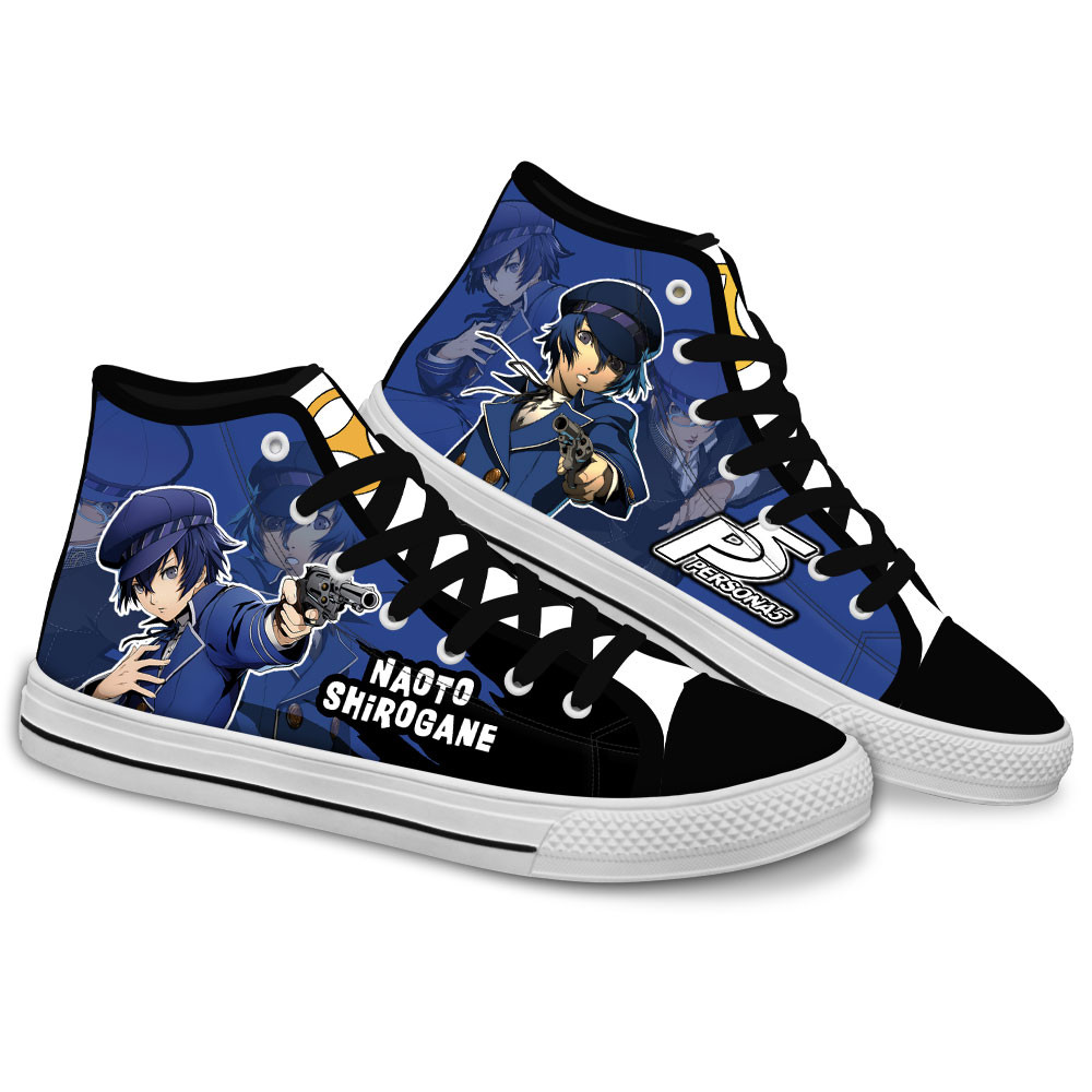 Persona Converse - Naoto Shirogane High Top Shoes | Anime Converse AG0512