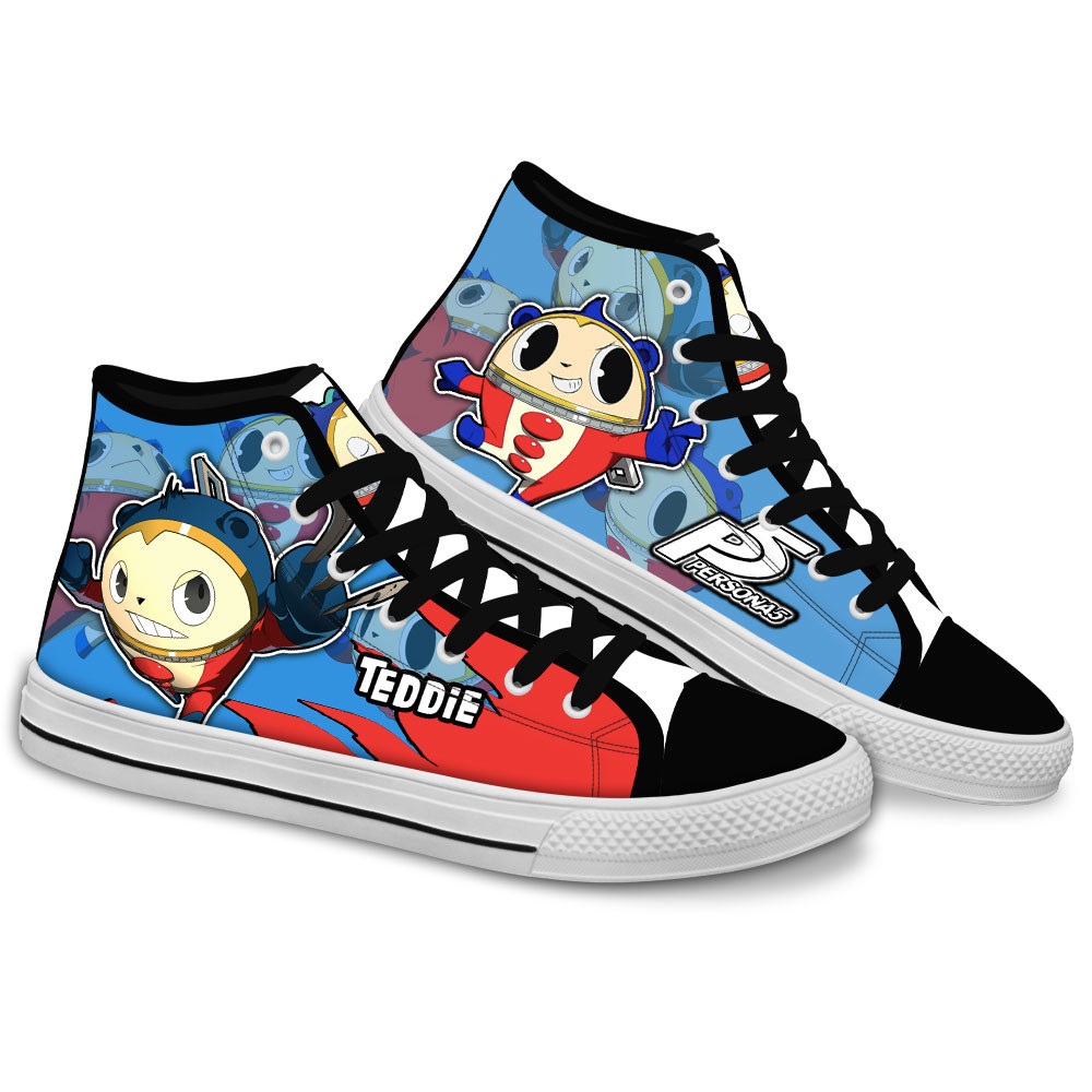 Persona Converse - Teddie High Top Shoes | Anime Converse AG0512