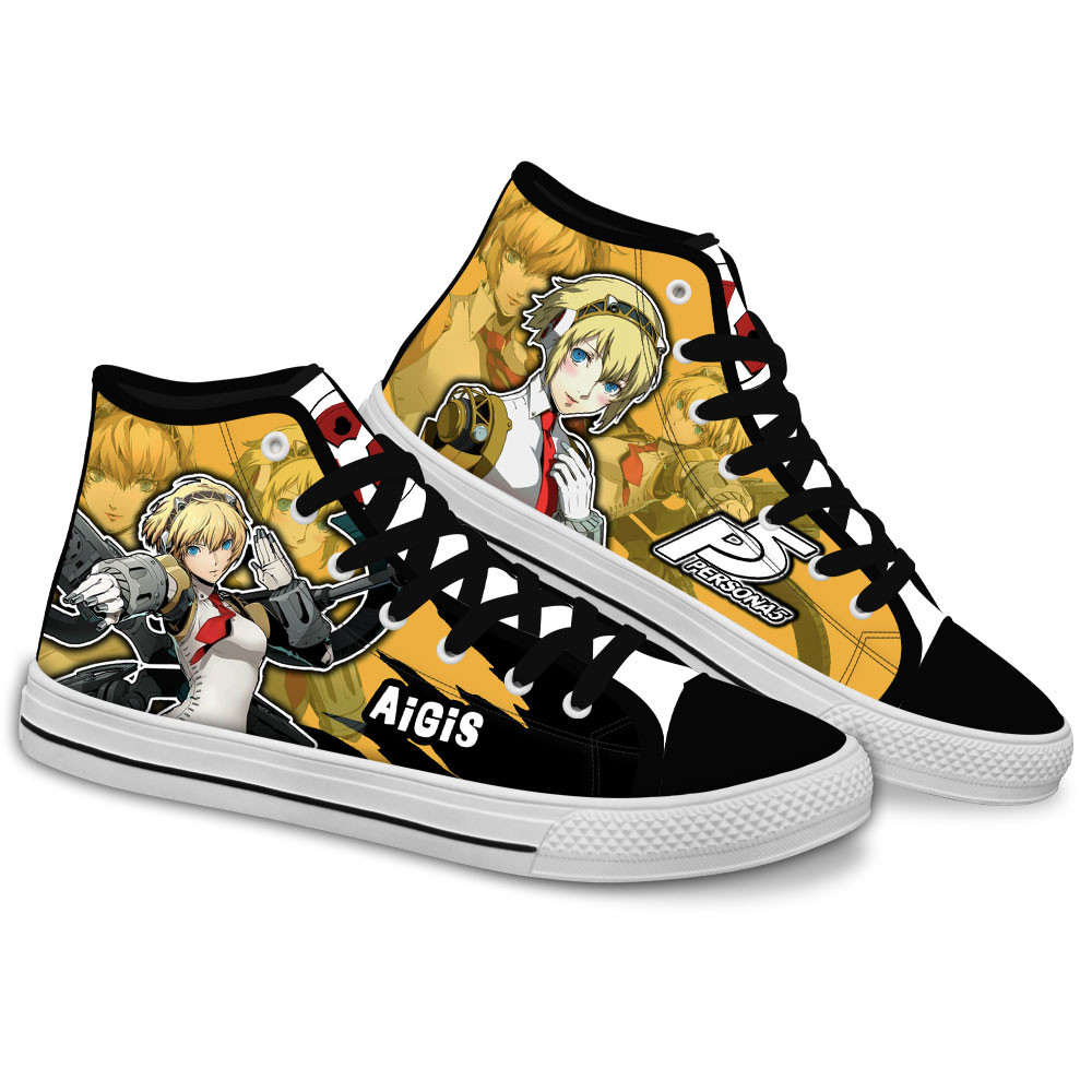 Persona Converse - Aigis High Top Shoes | Anime Converse AG0512